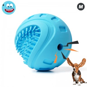 Jouets de ballon denettoyage de dentition de chien