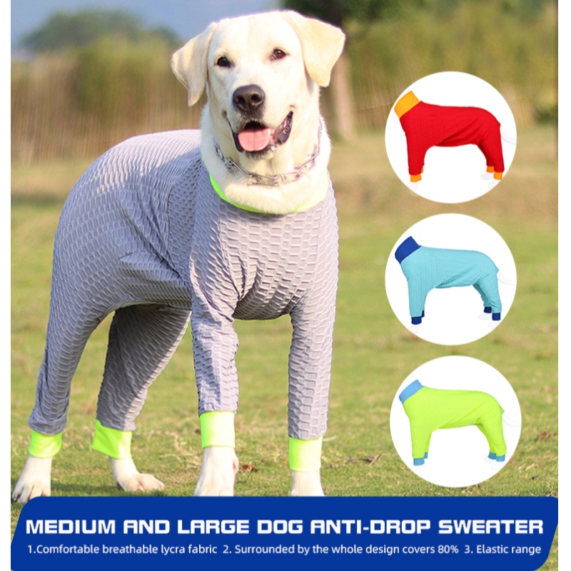 Sweats à capuche en gros en coton en molleton molle chaude chaude vêtements harnais chien pyjamas vêtements pour animaux de compagnie
